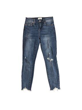 Pistola Audrey Skinny Jeans Distressed Raw Hem Size 27